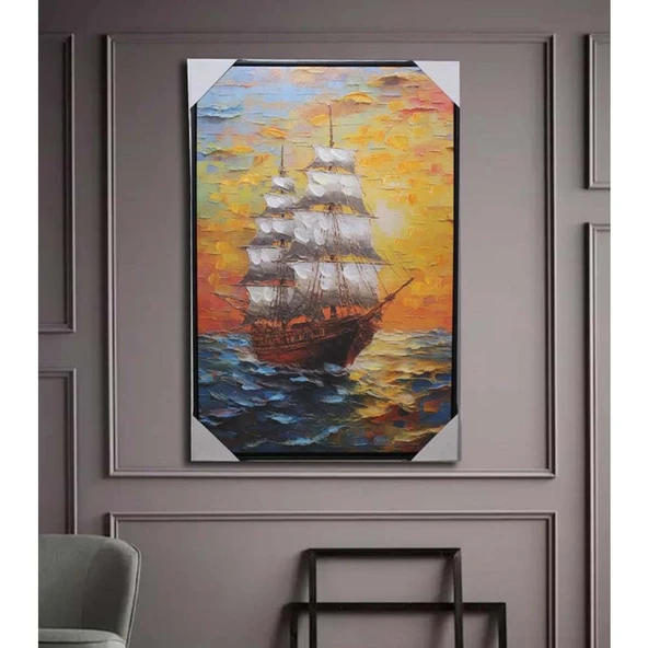 Duvara Asmalı Yağlı Boya Pano - Resim 2