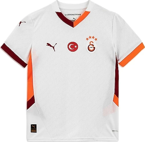 Puma 779660-02 Galatasaray 24/25 Çocuk Unisex Deplasman Forması Beyaz - 2