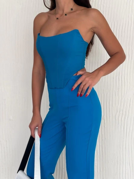 Büstiyer pantolon takım s1011 - Resim 6