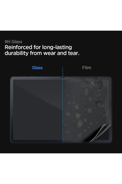 Spigen Galaxy Tab S7 Plus Cam Ekran Koruyucu Kolay Kurulum, Glas.tr Ez Fit Slim Hd - 2