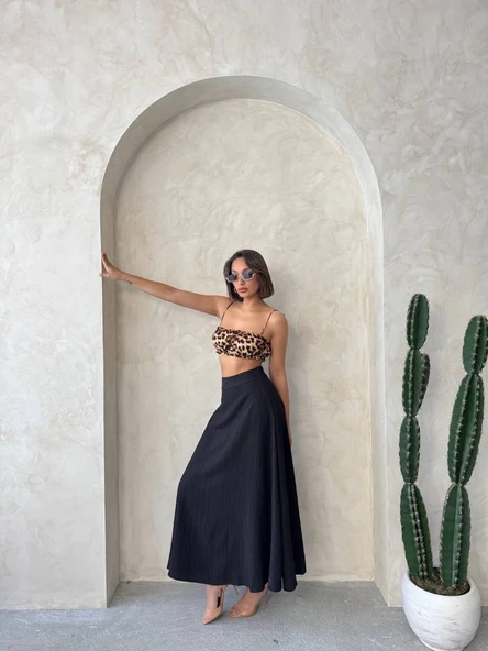 Uzun astarlı etek s255043 - Resim 5