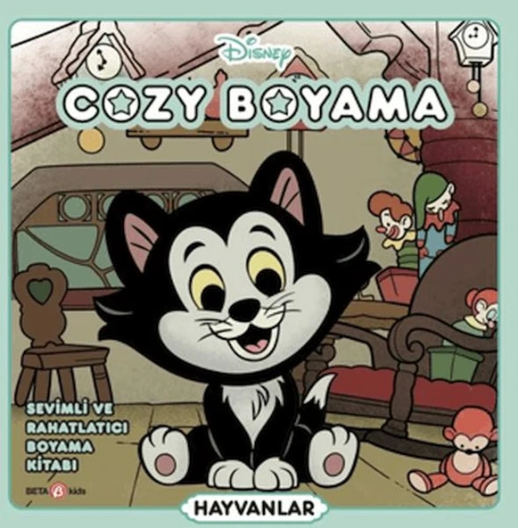 Disney Cozy Boyama, Sevimli ve Rahatlatıcı Boyama Kitabı - Hayvanlar ürün görseli 1