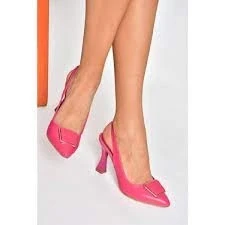 Pıert Fuşya Cilt Topuklu Ayakkabı ürün görseli 1