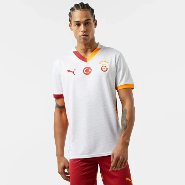 Puma 779652-02 Galatasaray 24/25 Erkek Deplasman Forması Beyaz
