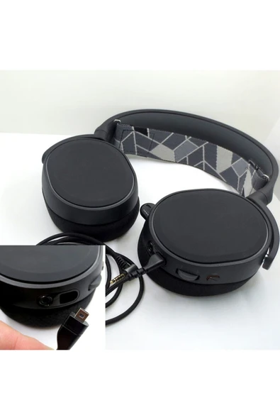 silabor F Fityle 3.5Mm Pc Değiştirme Ses Kablosu Arctis 3,5,7, Arctis Pro Oyun Kulaklık Kablosu - Resim 2