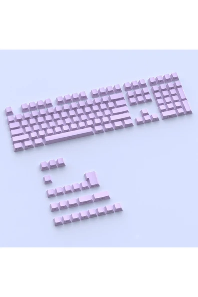 silabor 131 Tuş Keycaps ABS Tuş Takımı Yan Tuş Harf Mekanik Klavye Keycaps - Resim 3