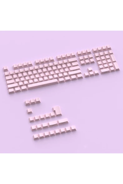 silabor 131 Tuş Keycaps ABS Tuş Takımı Yan Tuş Harf Mekanik Klavye Keycaps - Resim 6