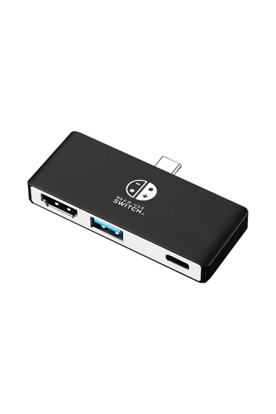 silabor Type-C - HDMI Genişletme Yuvası HD Projeksiyon Adaptörü 3 in 1 Genişletme Yuvası ürün görseli