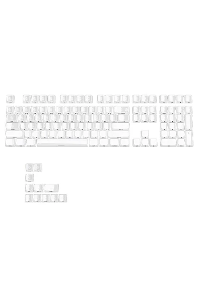 silabor 130 Keys Pudding Keycaps Klavye Tuş İki Renki Kalıplama Keycaps 15 - Resim 5