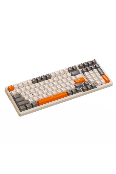 FreeWolf K96 Kablosuz Bluetooth Mekanik Oyuncu Klavyesi Hotswapp Oyuncu Klavyesi - Resim 6