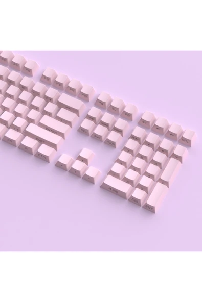 silabor 131 Tuş Keycaps ABS Tuş Takımı Yan Tuş Harf Mekanik Klavye Keycaps - Resim 2