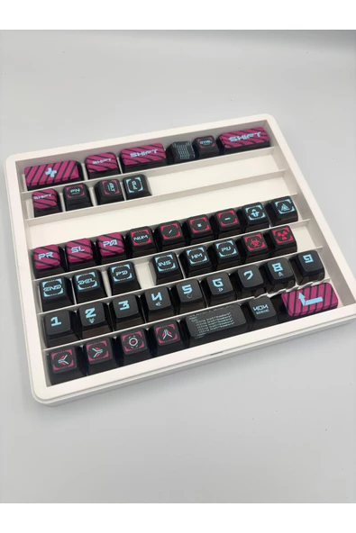 silabor 117 Tuş Mekanik Klavye Keycaps PBT Tuş Takımı Kutulu Tuş-Switch Sökme Aparatı ile Gönderim - Resim 2