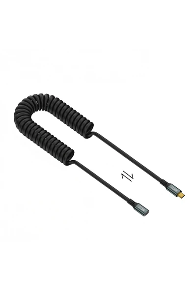 silabor Yaylı Veri Kablosu Tam Özellikli Type-c 3.2 Yüksek Hızlı İletim Kablosu PD Hızlı Şarj Kablosu ürün görseli