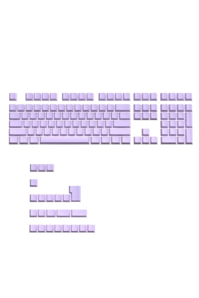 silabor 131 Tuş Keycaps ABS Tuş Takımı Yan Tuş Harf Mekanik Klavye Keycaps - Resim 6