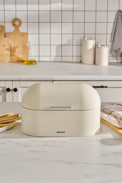 Karaca Dustin Ekmek Kutusu Krem ürün görseli