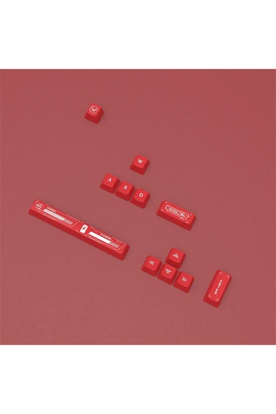 silabor 12 Tuş Keycaps PBT Tuş Takımı Mekanik Klavye Oyuncu Klavyesi Klavye Aksesuar - Resim 2