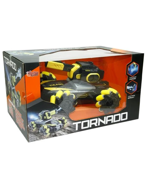 Vardem Uzaktan Kumandalı Full Fonksiyon 2.4GHz Şarjlı Su Atan Tornado Tank Sarı 666806 ürün görseli