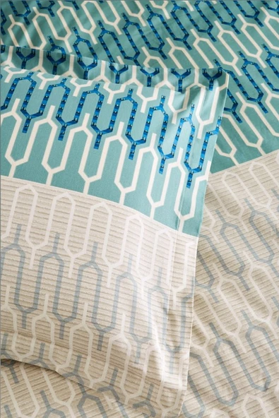 Özdilek Çift Kişilik Ranforce Nev Takımı Flame Stitcavi - Resim 3