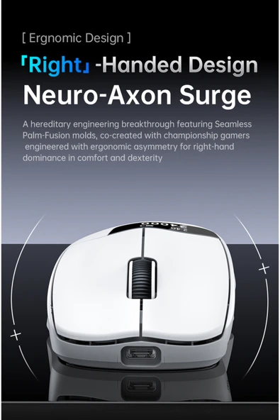 FreeWolf A7 Üç Mod Kablosuz Fare Hafif PAW3311 Oyun BT Ekran Fare RGB Şarj Standı Fare ile - Resim 4