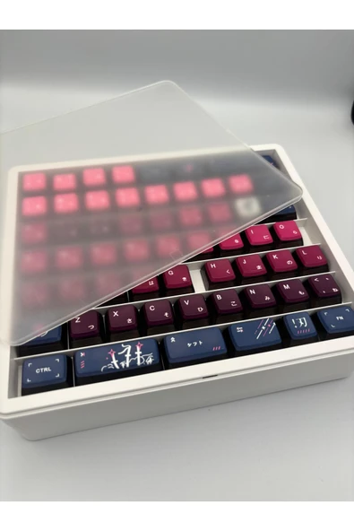 silabor 117 Tuş Mekanik Klavye Keycaps PBT Tuş Takımı Kutulu Tuş-Switch Sökme Aparatı ile Gönderim - Resim 2