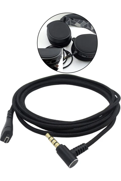 silabor F Fityle 3.5Mm Pc Değiştirme Ses Kablosu Arctis 3,5,7, Arctis Pro Oyun Kulaklık Kablosu - Resim 3