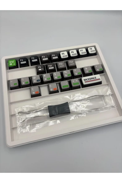silabor 117 Tuş Mekanik Klavye Keycaps PBT Tuş Takımı Kutulu Tuş-Switch Sökme Aparatı ile Gönderim - Resim 4