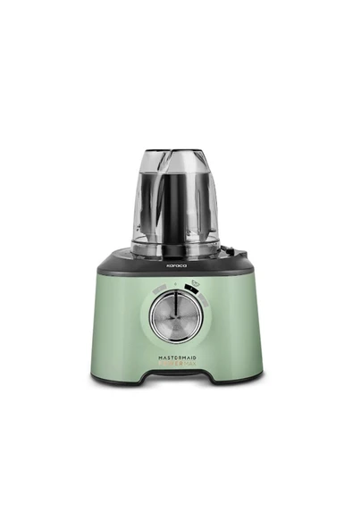 Karaca Mastermaid Power Max 11 in 1 Mutfak Robotu 2500W Soft Green - Resim 5