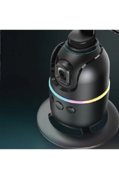 silabor Selfie Gimbal 360° Otomatik Dönme Tripod AI İzleme Çekim Quadrapod Cep Telefon Sabitleyici - Resim 4