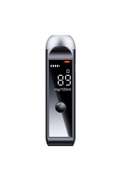 silabor Taşınabilir Alkol Test Cihazı, Hava Üflemeli Test Cihazı, Yüksek Hassasiyetli Promil Ölçer - Siyah ürün görseli