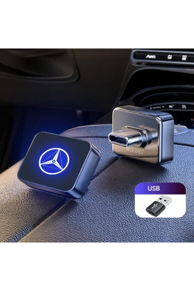 silabor Mercedes Benz C Serisi 32GB 64GB Büyük Kapasiteli Type-c Usb Disk USB Flash Sürücü - Resim 2