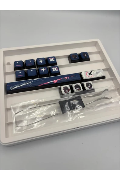 silabor 117 Tuş Mekanik Klavye Keycaps PBT Tuş Takımı Kutulu Tuş-Switch Sökme Aparatı ile Gönderim - Resim 4