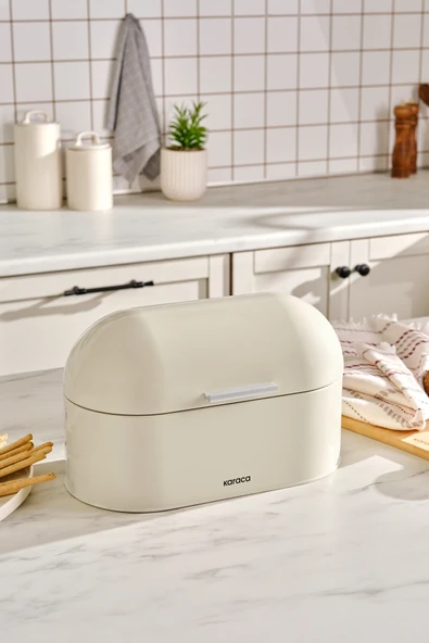 Karaca Dustin Ekmek Kutusu Krem - Resim 2