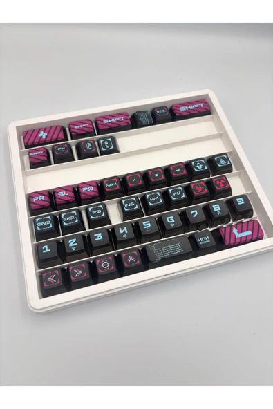 silabor 117 Tuş Mekanik Klavye Keycaps PBT Tuş Takımı Kutulu Tuş-Switch Sökme Aparatı ile Gönderim - Resim 3