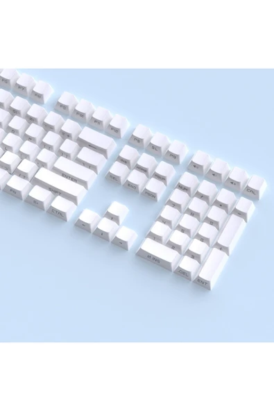 silabor 131 Tuş Keycaps ABS Tuş Takımı Yan Tuş Harf Mekanik Klavye Keycaps - Resim 6