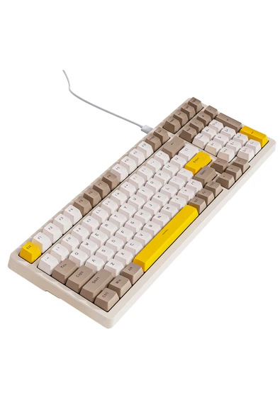 FreeWolf K3 Max Klavye Red Switch Oyuncu Klavyesi Gaming Mekanik 100 Tuşlu Hotswapp - Resim 5