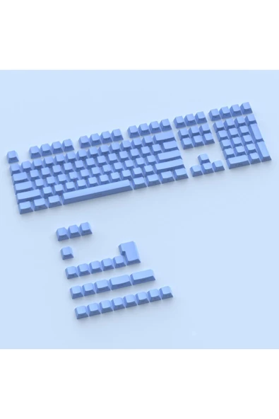 silabor 131 Tuş Keycaps ABS Tuş Takımı Yan Tuş Harf Mekanik Klavye Keycaps - Resim 2