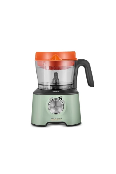 Karaca Mastermaid Power Max 11 in 1 Mutfak Robotu 2500W Soft Green - Resim 3
