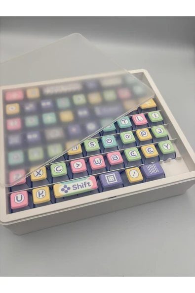 silabor 117 Tuş Mekanik Klavye Keycaps PBT Tuş Takımı Kutulu Tuş-Switch Sökme Aparatı ile Gönderim - Resim 2
