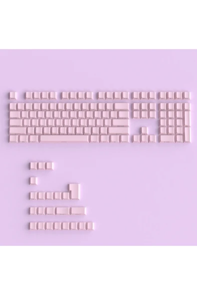 silabor 131 Tuş Keycaps ABS Tuş Takımı Yan Tuş Harf Mekanik Klavye Keycaps - Resim 3