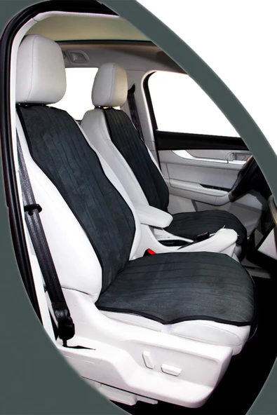 Bod Togg T10F Tay Tüyü Cepli Oto Koltuk Koruyucu Kılıf İyon Serisi Siyah - Resim 2