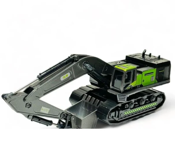 Oyuncak İş Makinaları Metal Uçlu Kepçe Dozer Sürtmeli Ekskavatör - Resim 5