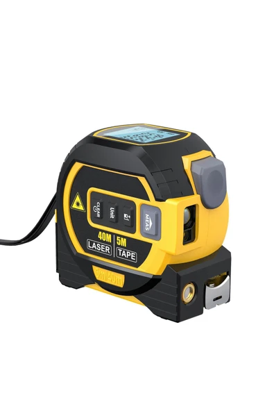 silabor 3 in 1 Yüksek Hassasiyetli Lazer Metre Kızılötesi Mesafe Ölçer, Çizgi Lazer ve Dijital Şerit Metre ürün görseli 1