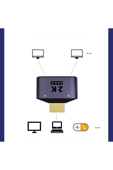 silabor HDTV 1'i 2 Arada Adaptör 2k Yüksek Çözünürlük Tak ve Çalıştır Bağlantı Noktası Göstergesi ile - Resim 3