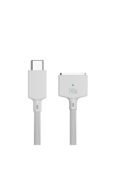 silabor Apple Dizüstü Bilgisayar için Uygun Type-c to Magsafe 3. Nesil Manyetik Hızlı Şarj Kablosu 140w ürün görseli
