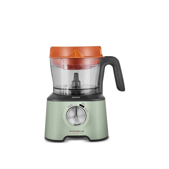 Karaca Mastermaid Power Max 11 in 1 Mutfak Robotu 2500W Soft Green - Resim 9