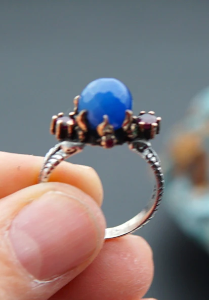 925 Ayar Gümüş Kadın Yüzük sy000104 ürün görseli 1