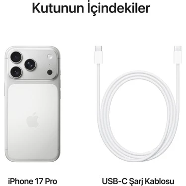 İphone 17 Pro 256 GB - Gümüş - Resim 3