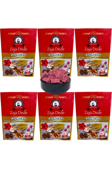 Ziyadede 6'lı Ekonomik Paket Ziya Dede Atom Çayı 150 gr (6 Kutu) ürün görseli 1