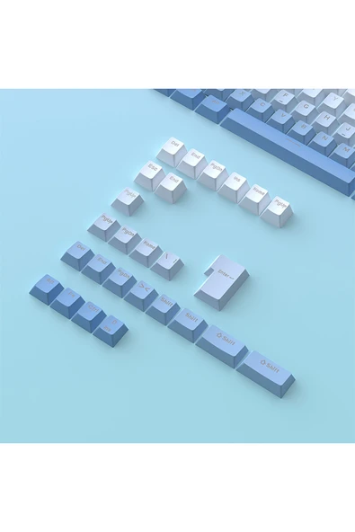 silabor 133 Keys PBT Keycaps Klavye Tuş Takımı - Resim 5