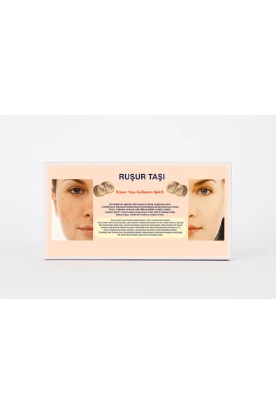 aleyna baharat Orjinal 8 Adet Iran Ruşur Taşı Mühürlü Doğal Peeling - Resim 2